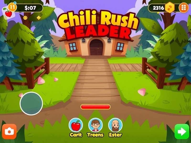 Chilli Rush Leader Game Interface
